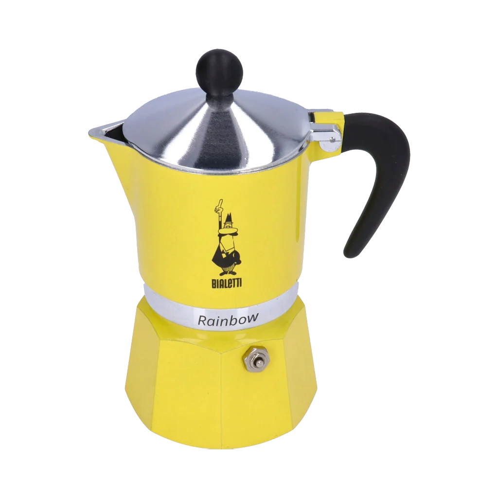 Bialetti Moka Rainbow Stovetop Espresso Maker - 3 cup (150ml) / Green Coffee