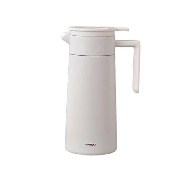 Hario Double Walled Ceramic Coated Metal Server - White / 800ml Cup - Image 6