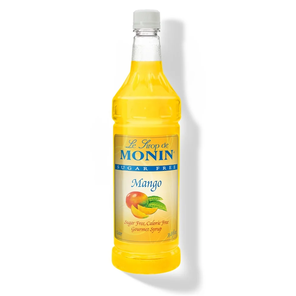 Monin Sugar Free Mango Syrup Bottle